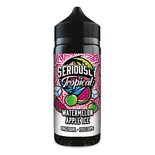 WATERMELON APPLE ICE - SERIOUSLY TROPICAL - 100ML SHORT FILL E-LIQUID BY DOOZY - VapePure