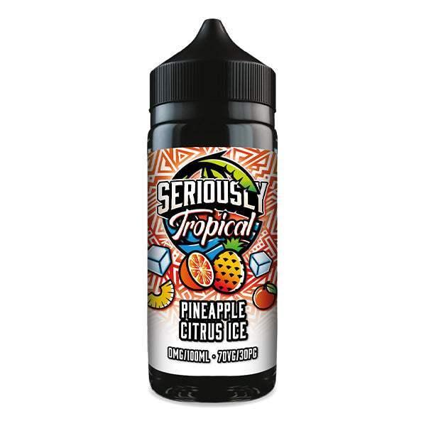 PINEAPPLE CITRUS ICE - SERIOUSLY TROPICAL - 100ML SHORT FILL E-LIQUID BY DOOZY - VapePure