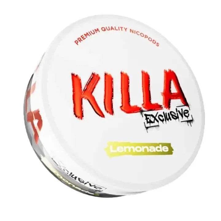 KILLA EXCLUSIVE LEMONADE NICOTINE POUCHES - 20PCS - 12.8MG - VapePure