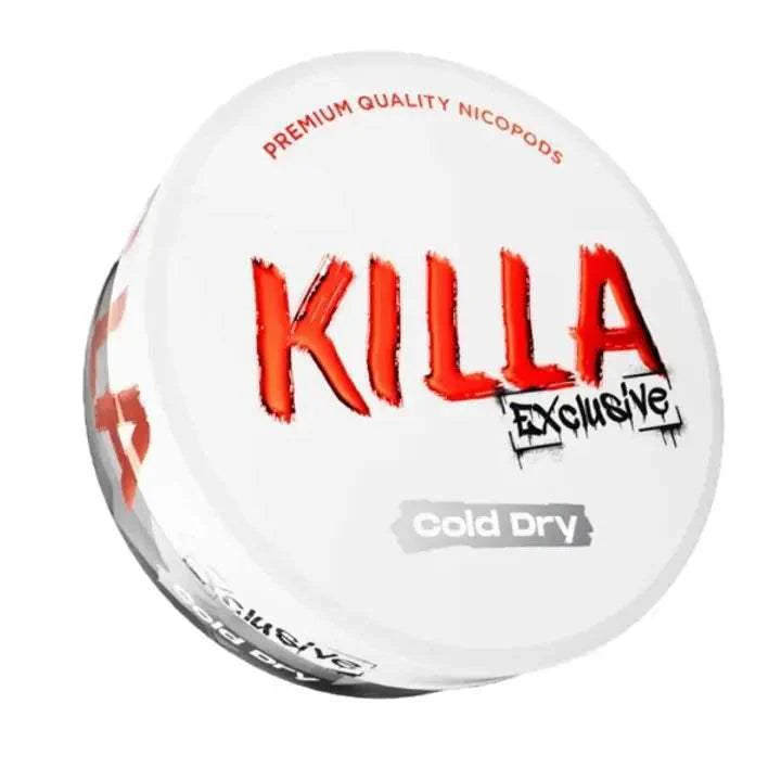 KILLA EXCLUSIVE COLD DRY NICOTINE POUCHES - 20PCS - 12.8MG - VapePure