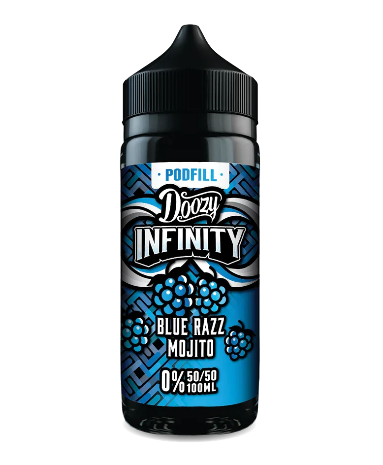Doozy Infinity Blue Razz Mojito E-Liquid Shortfill 50/50