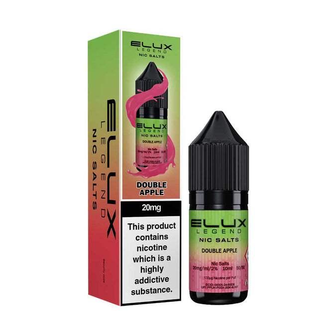 DOUBLE APPLE 10ML NIC SALT BY ELUX LEGEND 10MG(1%) | 20MG(2%) - VapePure