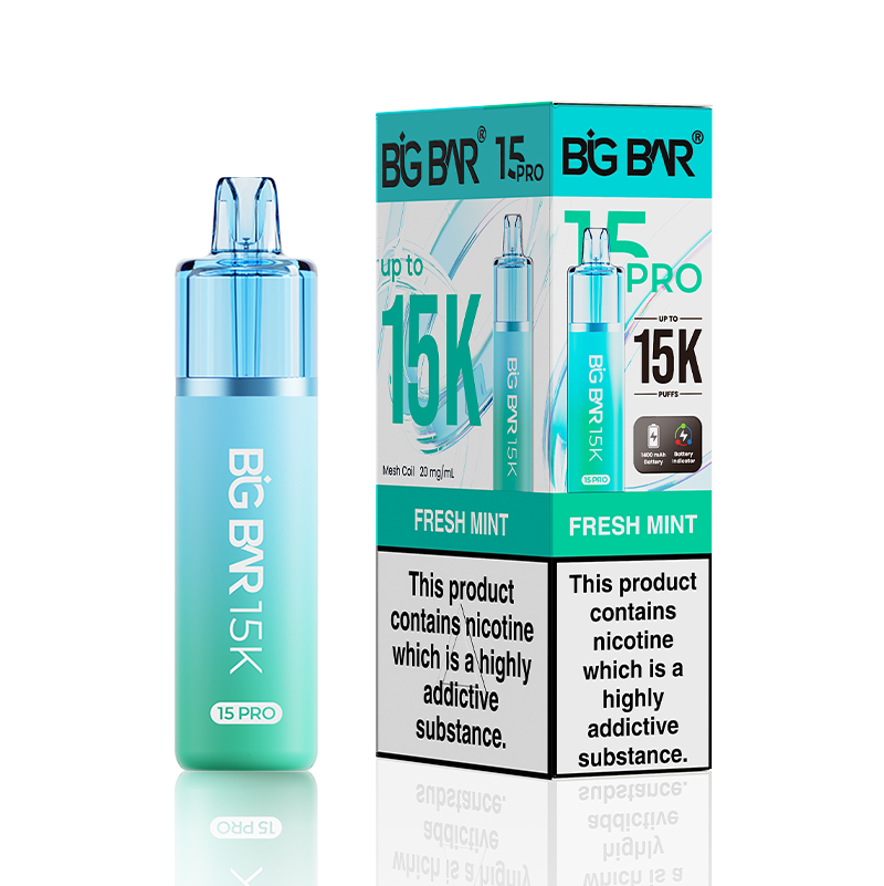 Fresh Mint Big Bar Pro Prefilled Vape Kit