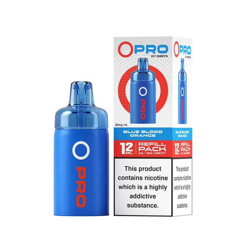 Blue Blood Orange Insta O Pro Prefilled Vape Pod + Refill - VapePure