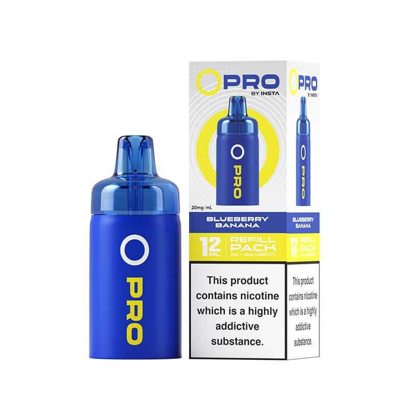 Blueberry Banana Insta O Pro Prefilled Vape Pod + Refill - VapePure