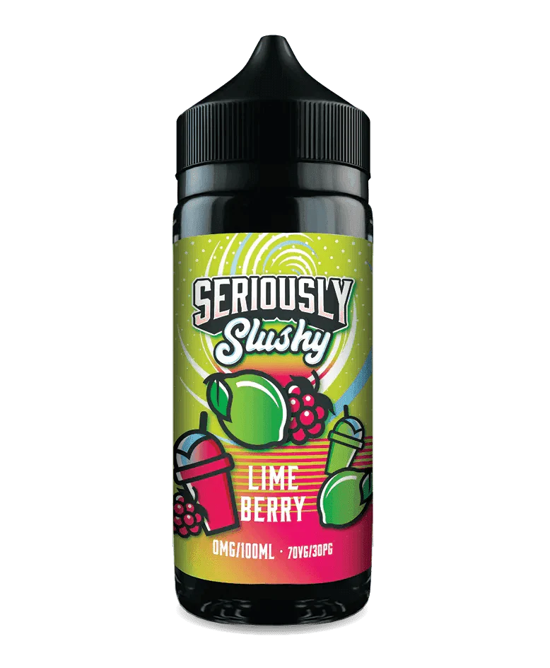 SERIOUSLY SLUSHY - LIME BERRY 100ML SHORT FILL E-LIQUID BY DOOZY - VapePure