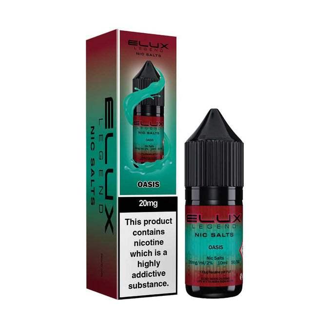 OASIS 10ML NIC SALT BY ELUX LEGEND 10MG(1%) | 20MG(2%) - VapePure
