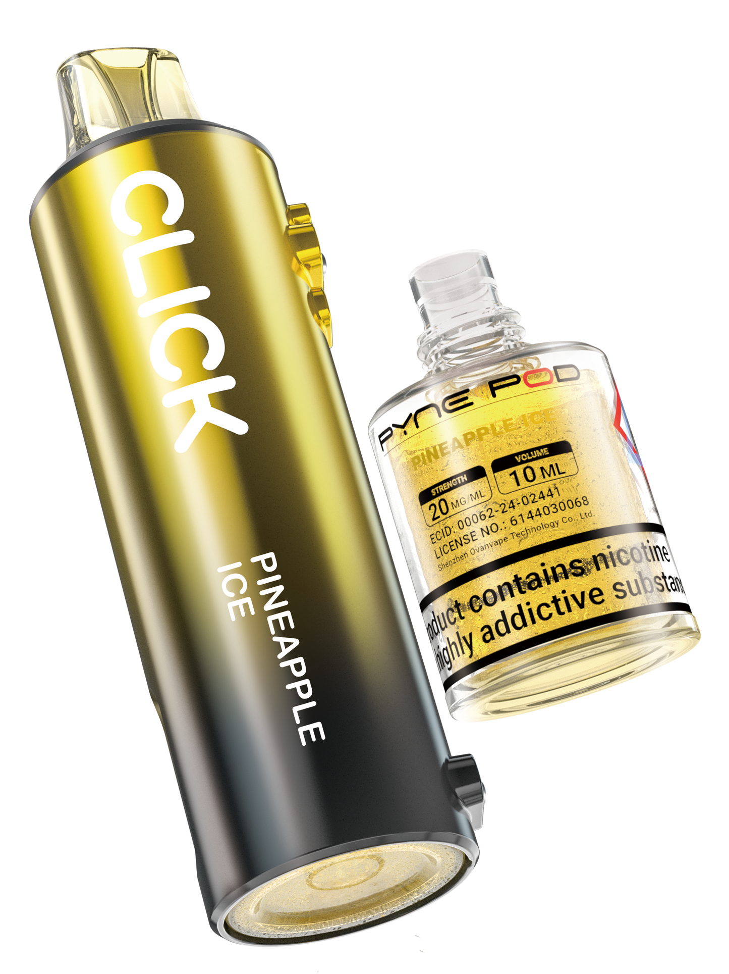 Pineapple Ice - Pyne Pod Click Prefilled Pod + Refill Container - VapePure