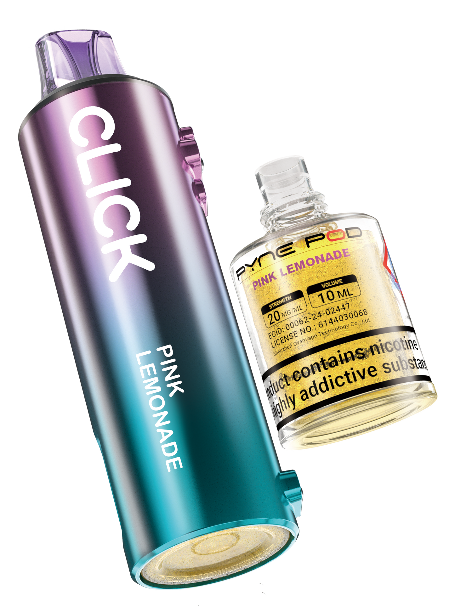 Pink Purple Lemonade - Pyne Pod Click Prefilled Pod + Refill Container - VapePure