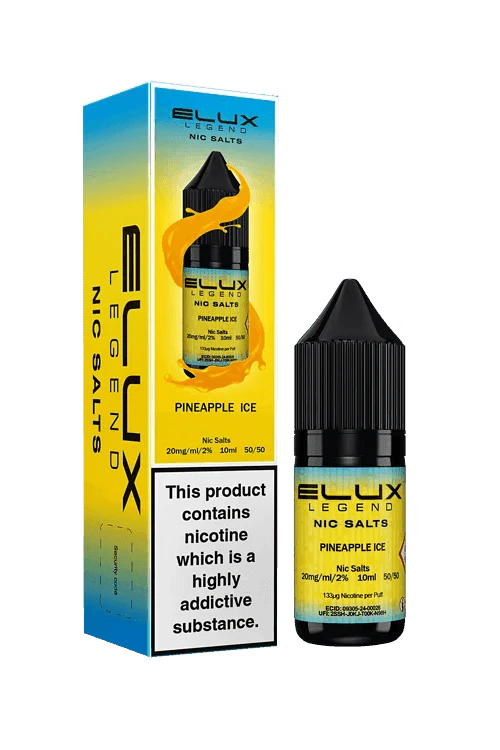 PINEAPPLE ICE 10ML NIC SALT BY ELUX LEGEND 10MG(1%) | 20MG(2%) - VapePure
