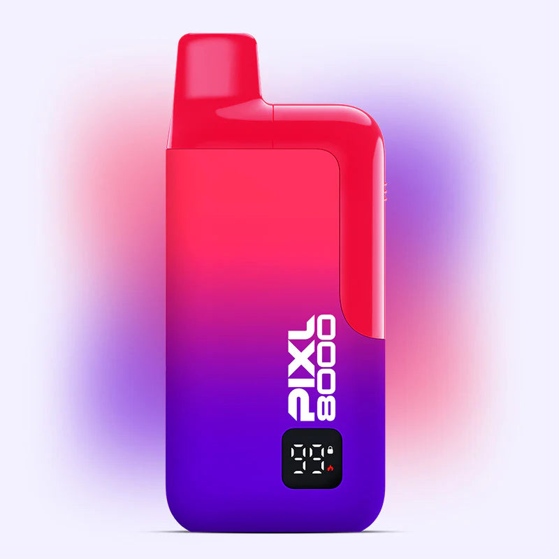 PIXL 8000 CHERRY SOUR RASPBERRY PRE-FILLED VAPE KIT - 20mg