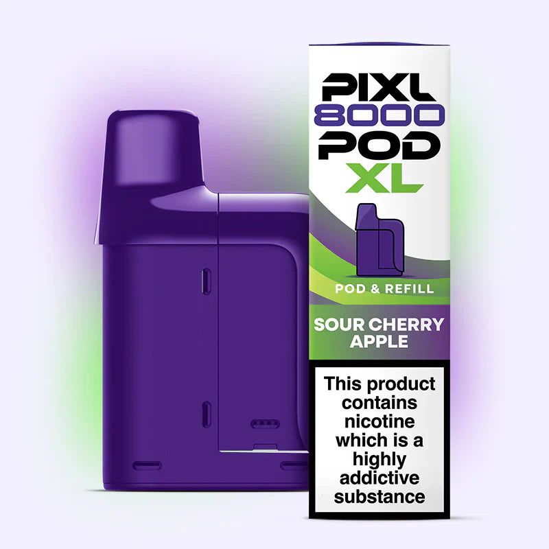 PIXL 8000 SOUR CHERRY APPLE VAPE POD - 20mg