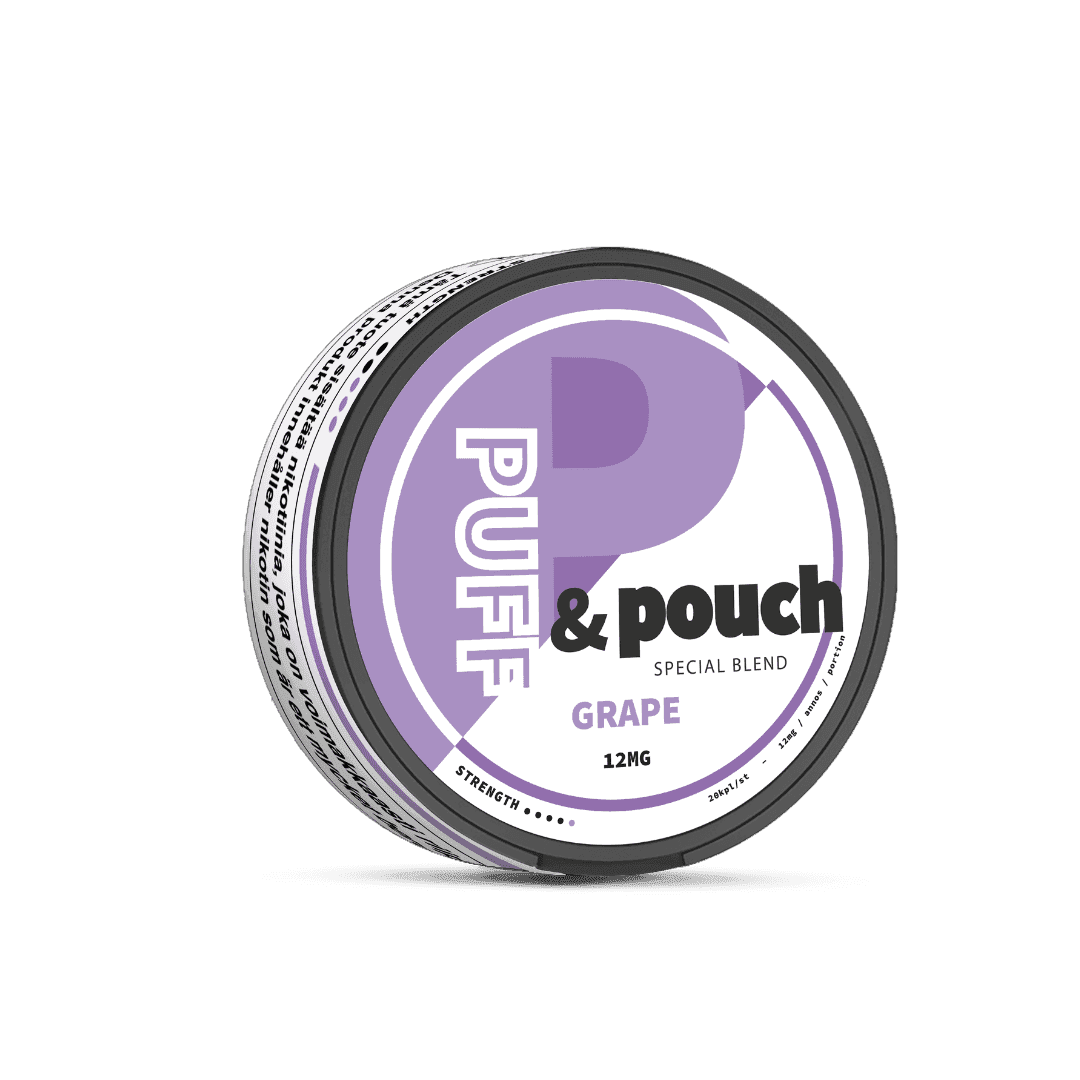 GRAPE 12MG - PUFF&POUCH NICOTINE POUCHES - VapePure