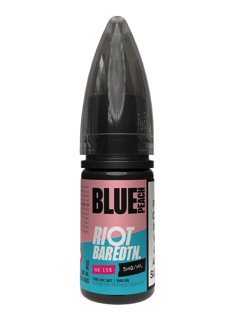 BLUE PEACH - BAR EDTN NO ICE - 10ML NIC SALT E-LIQUID - 5MG | 10MG | 20MG BY RIOT SQUAD - VapePure