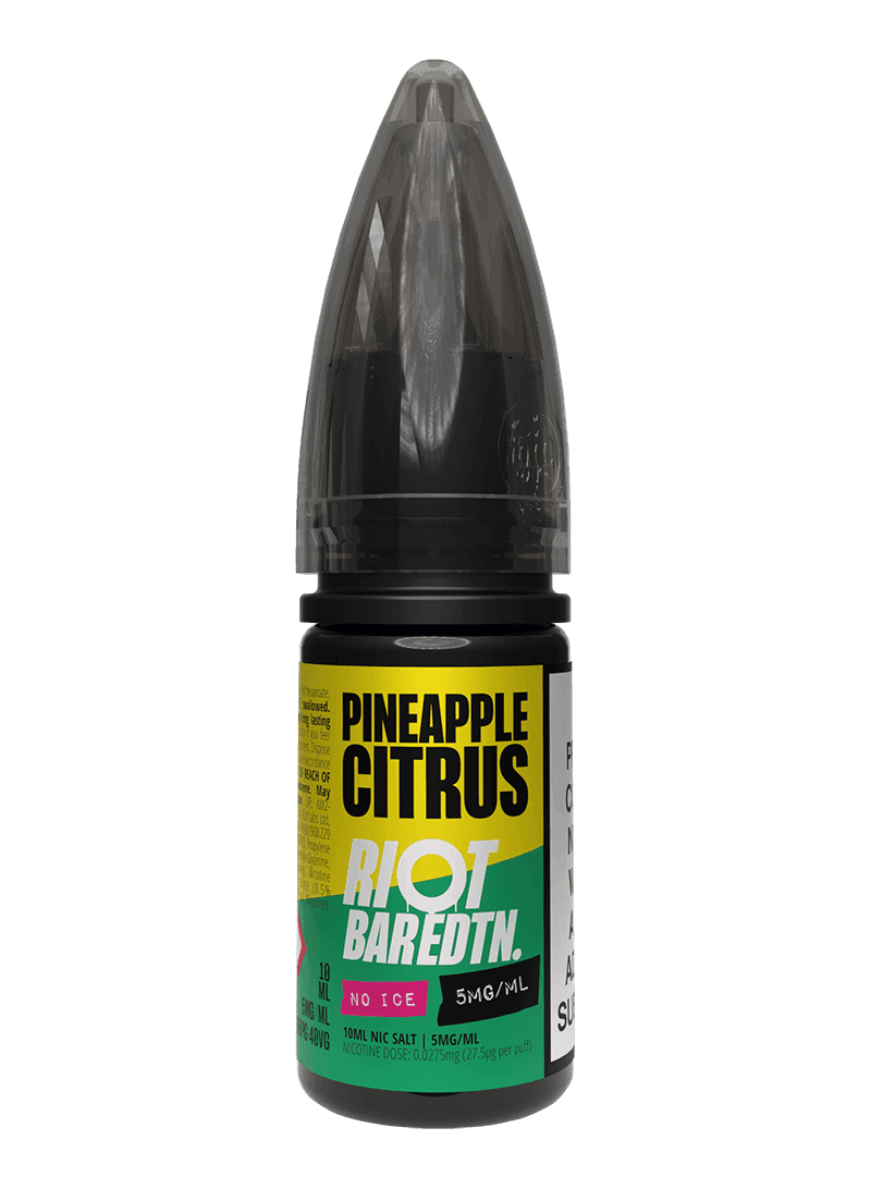 PINEAPPLE CITRUS - BAR EDTN NO ICE - 10ML NIC SALT E-LIQUID - 5MG | 10MG | 20MG BY RIOT SQUAD - VapePure