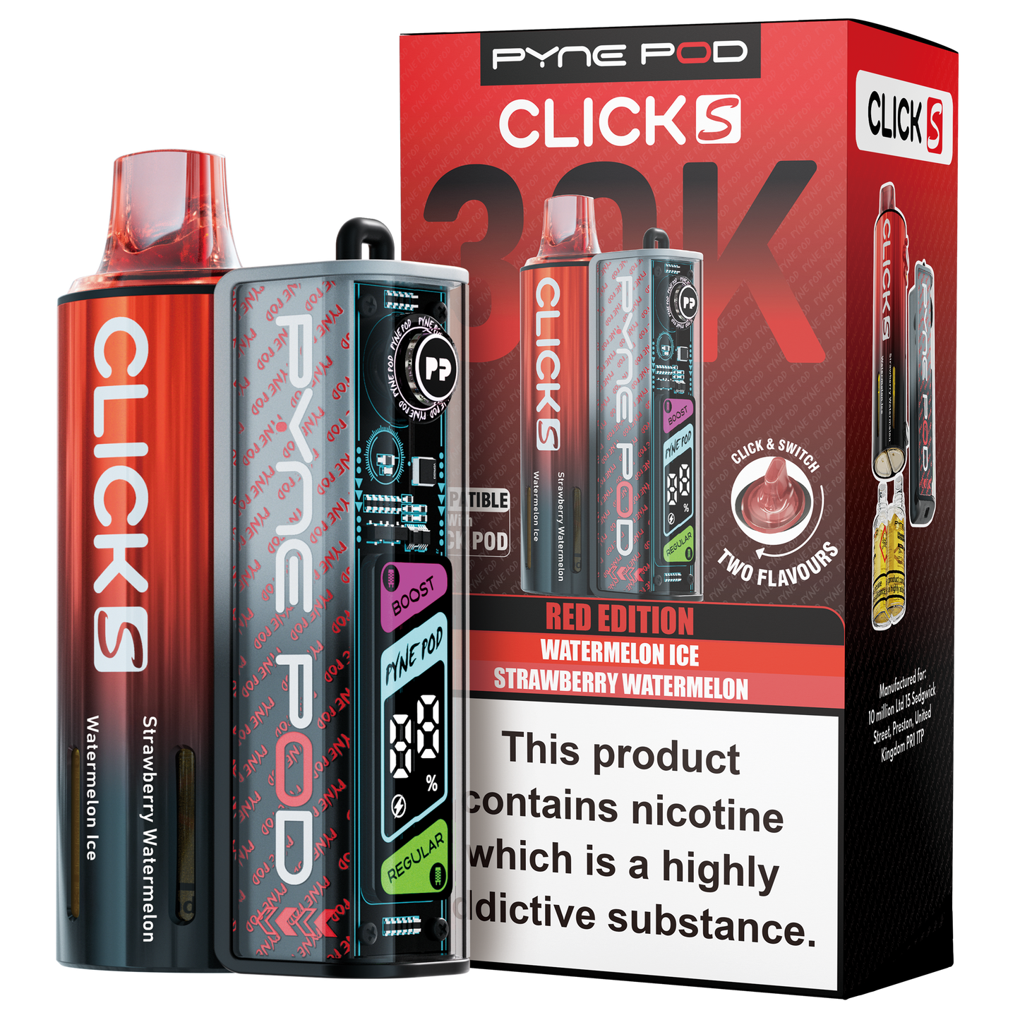 Pyne Pod Click S 30K Pod Kit
