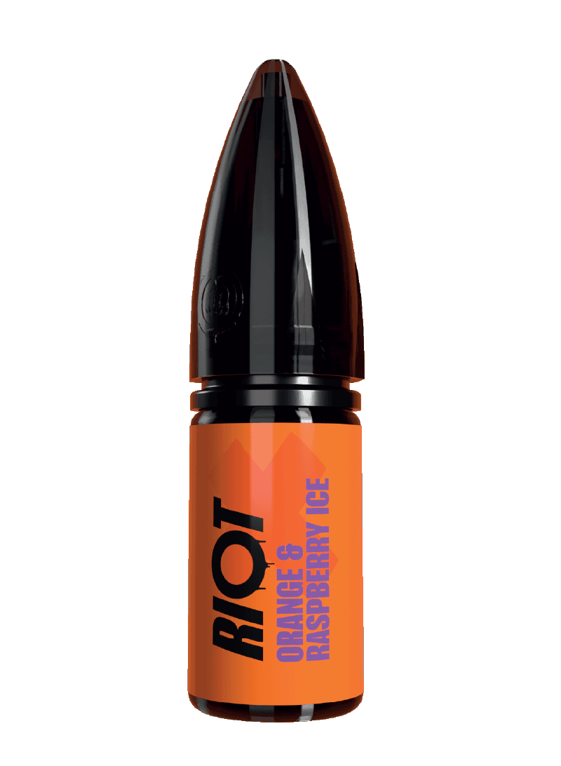 ORANGE & RASPBERRY ICE - RIOT X - 10ML NIC SALT E-LIQUID - 5MG | 10MG | 20MG BY RIOT SQUAD - VapePure