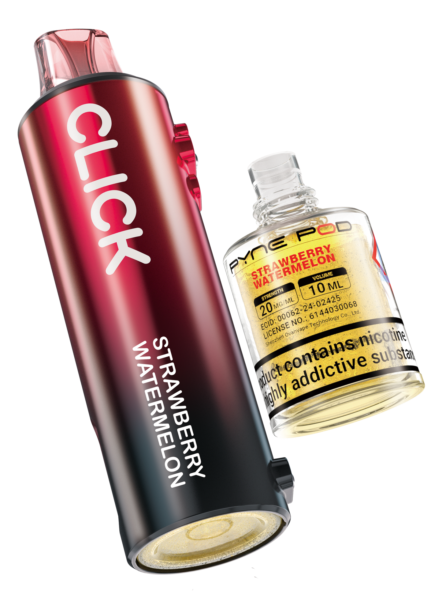 Strawberry Watermelon - Pyne Pod Click Prefilled Pod + Refill Container - VapePure