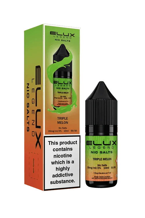 TRIPLE MELON 10ML NIC SALT BY ELUX LEGEND 10MG(1%) | 20MG(2%) - VapePure