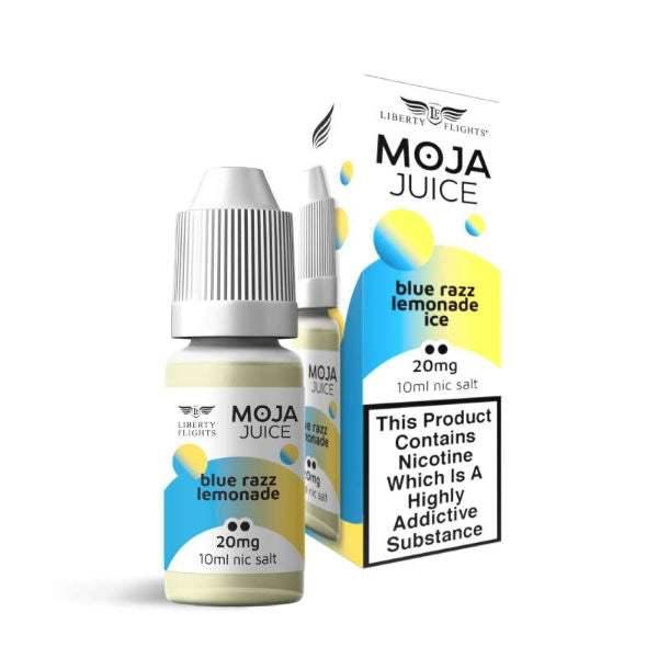 BLUE RAZZ LEMONADE ICE - 10ML NIC SALT BY MOJA JUICE 10MG(1%) | 20MG(2%) - VapePure