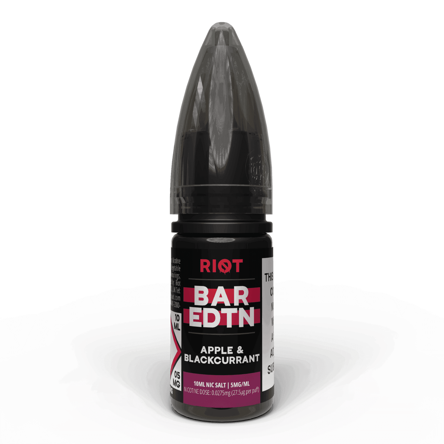 APPLE & BLACKCURRANT - BAR EDTN - 10ML NIC SALT E-LIQUID - 5MG | 10MG | 20MG BY RIOT SQUAD - VapePure