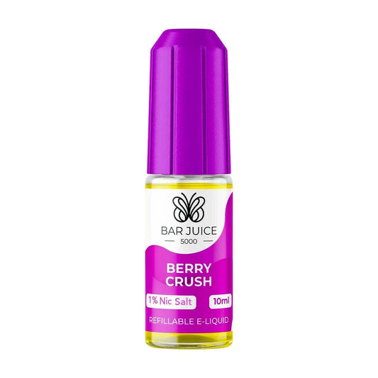 BERRY CRUSH 10ML E LIQUID NICOTINE SALT BY BAR JUICE 5000 - VapePure