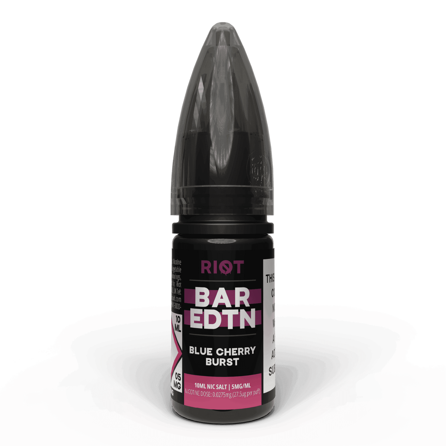 BLUE CHERRY BURST - BAR EDTN - 10ML NIC SALT E-LIQUID - 0MG | 5MG | 10MG | 20MG BY RIOT SQUAD - VapePure