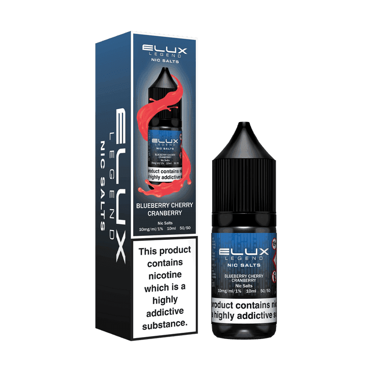 BLUEBERRY CHERRY CRANBERRY 10ML NIC SALT BY ELUX LEGEND 10MG(1%) | 20MG(2%) - VapePure