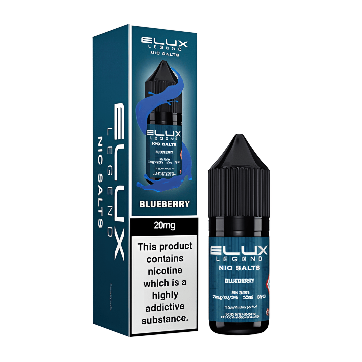 BLUEBERRY 10ML NIC SALT BY ELUX LEGEND 10MG(1%) | 20MG(2%) - VapePure