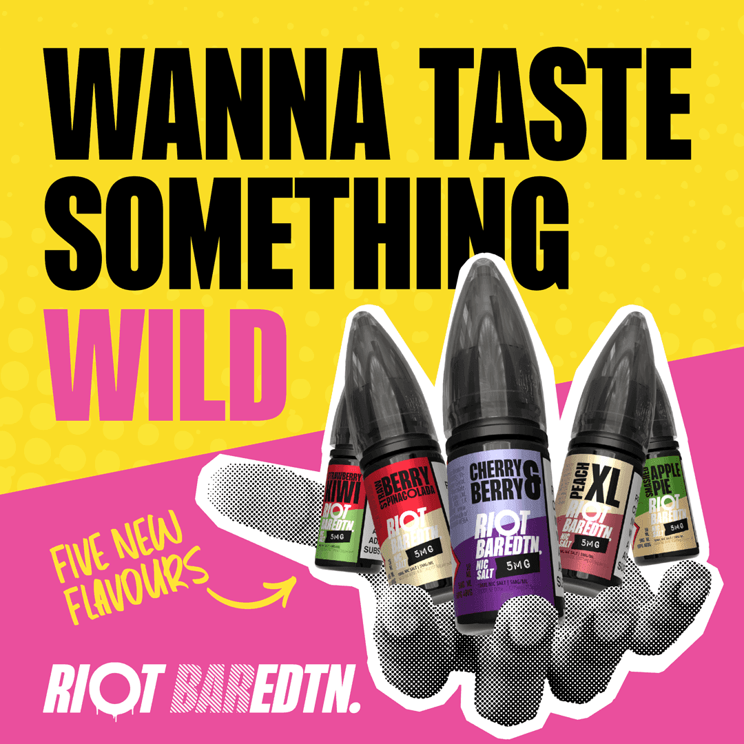BUNDLE 5 NEW FLAVOURS - BAR EDTN - 10ML NIC SALT E-LIQUID - 5MG | 10MG | 20MG BY RIOT SQUAD - VapePure