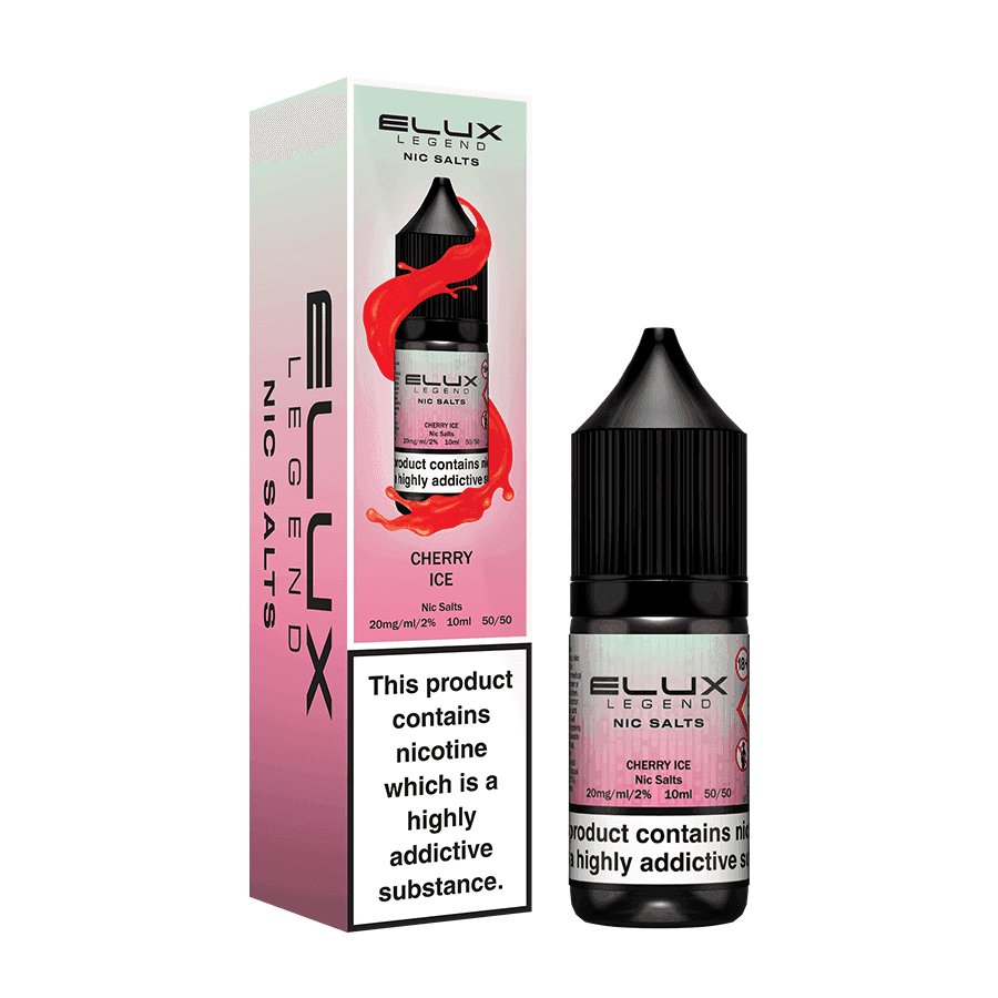 CHERRY ICE 10ML NIC SALT BY ELUX LEGEND 10MG(1%) | 20MG(2%) - VapePure