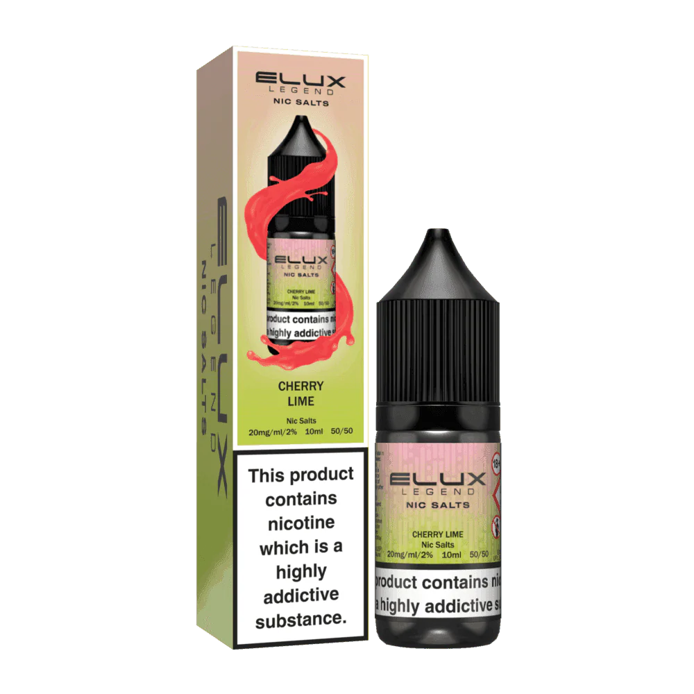 CHERRY LIME 10ML NIC SALT BY ELUX LEGEND 10MG(1%) | 20MG(2%) - VapePure