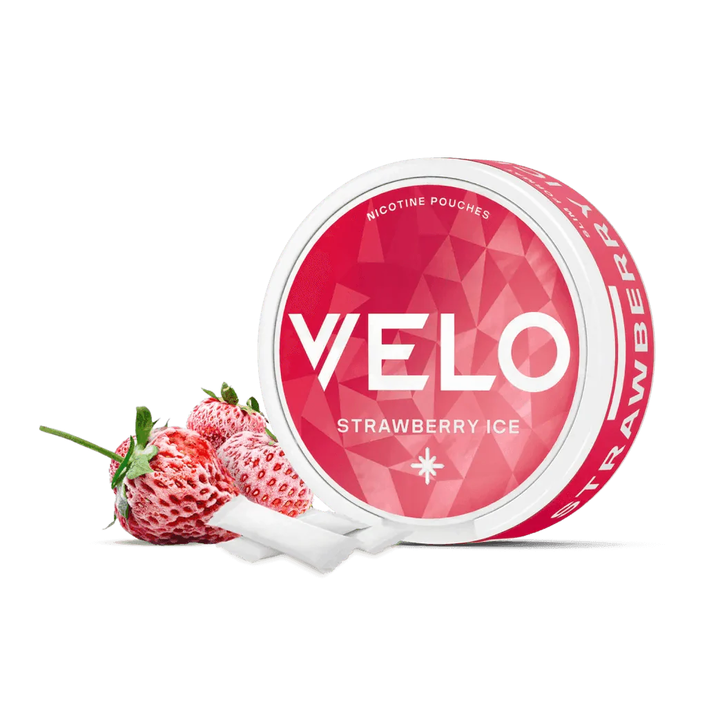 STRAWBERRY ICE NICOTINE POUCHES BY VELO - VapePure