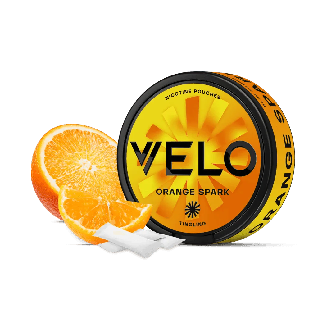 ORANGE SPARK NICOTINE POUCHES BY VELO - VapePure