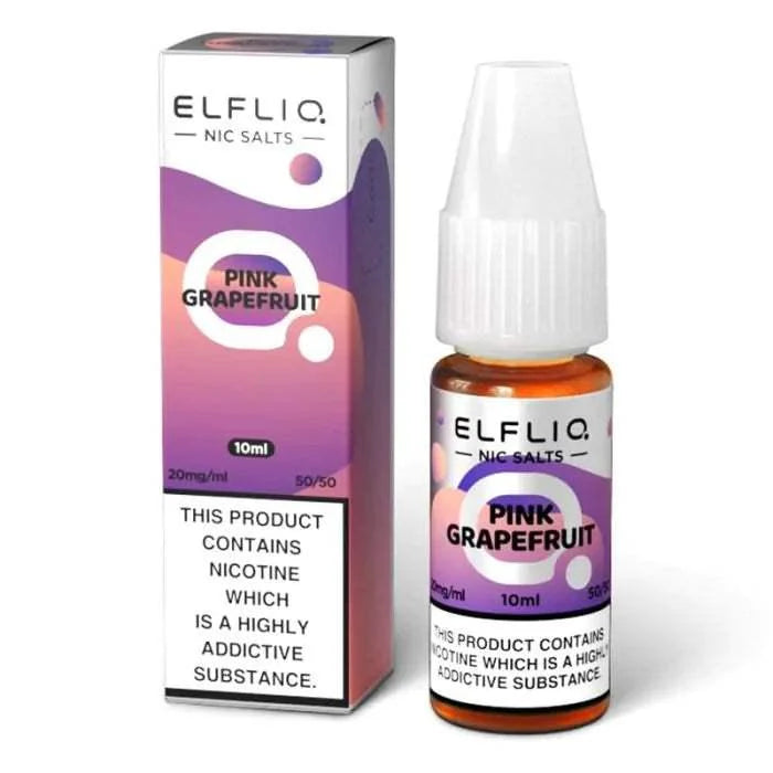 PINK GRAPEFRUIT 10ML E LIQUID NICOTINE SALT BY ELFLIQ - ELFBAR - VapePure