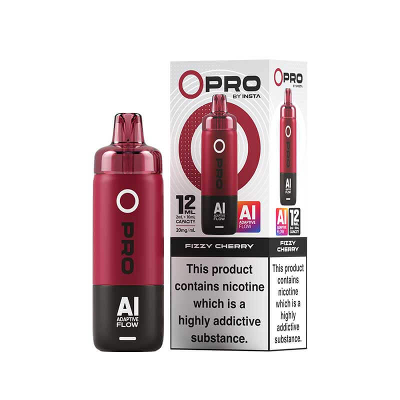 Fizzy Cherry Insta O Pro 10K Prefilled Pod Vape Kit - VapePure