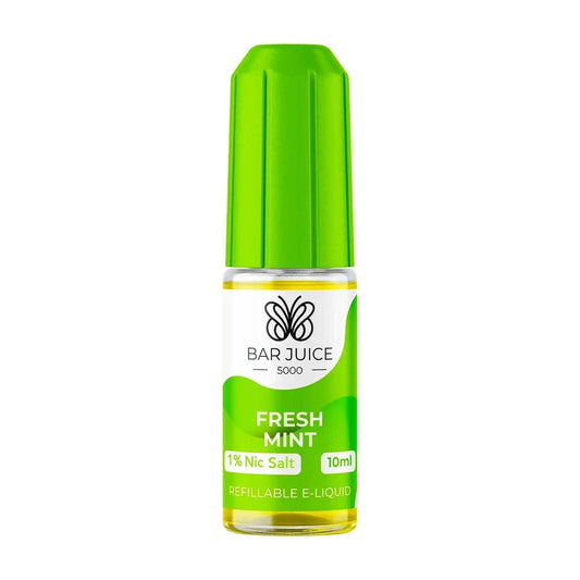 FRESH MINT 10ML E LIQUID NICOTINE SALT BY BAR JUICE 5000 - VapePure