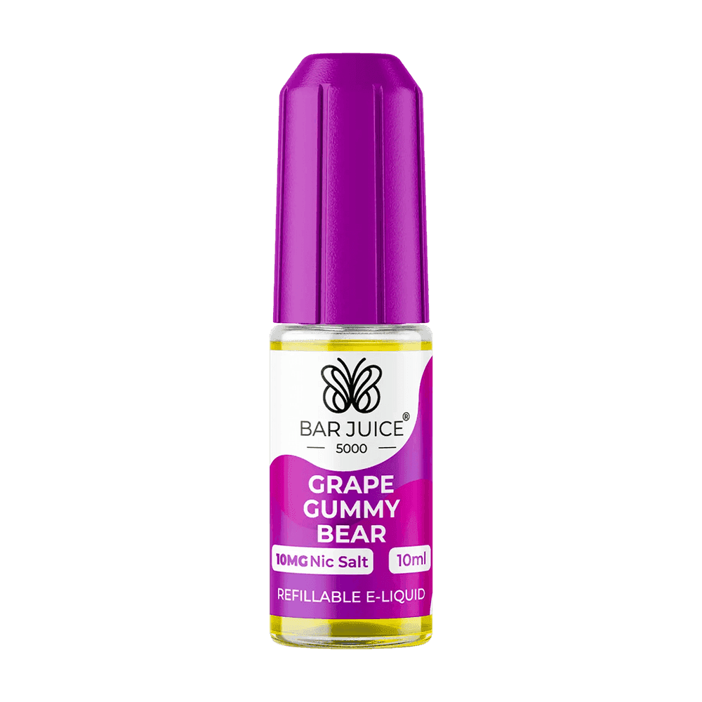 GRAPE GUMMY BEAR 10ML E LIQUID NICOTINE SALT BY BAR JUICE 5000 - 5MG|10MG|20MG - VapePure