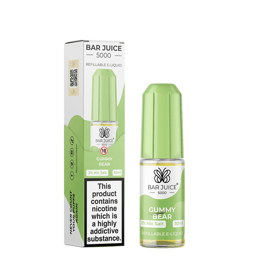 GUMMY BEAR 10ML E LIQUID NICOTINE SALT BY BAR JUICE 5000 - VapePure