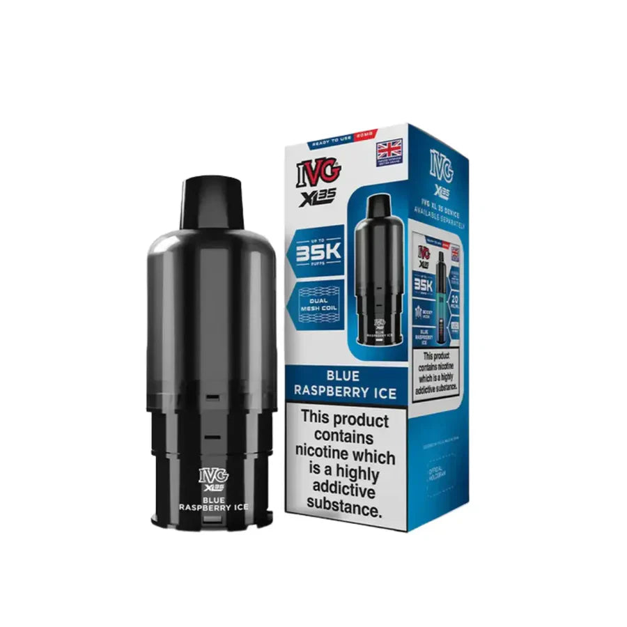 IVG XL35 Blue Raspberry Ice Pre-Filled Pod