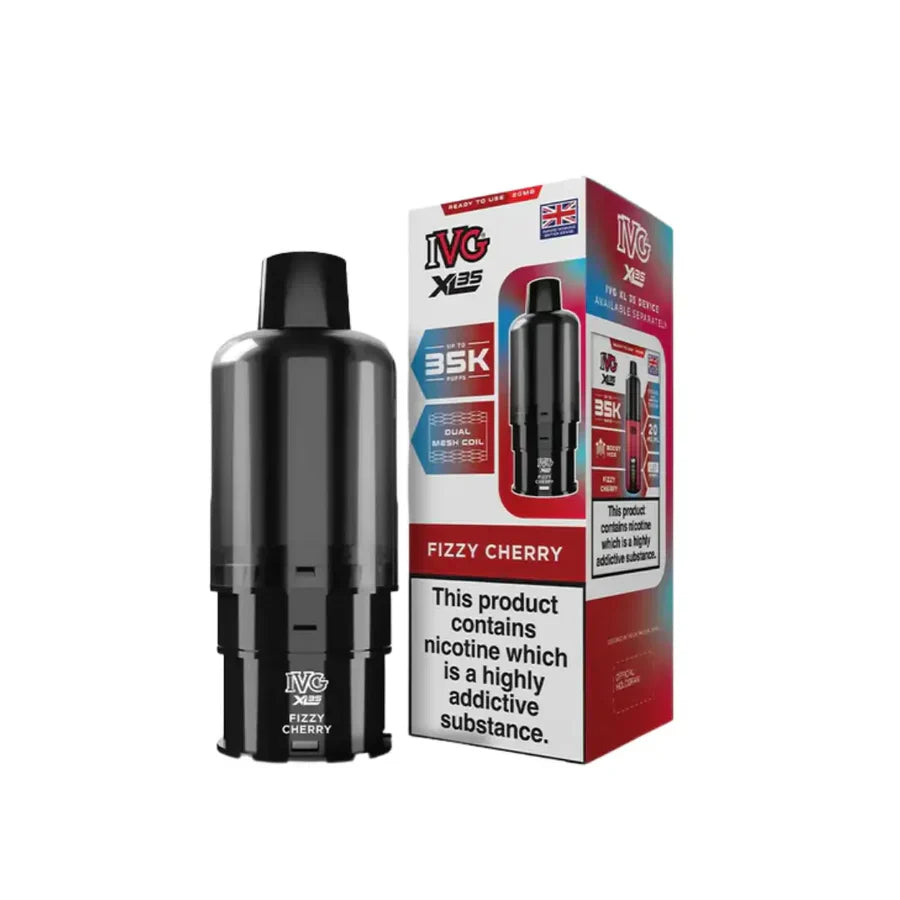 IVG XL35 Fizzy Cherry Pre-Filled Pod