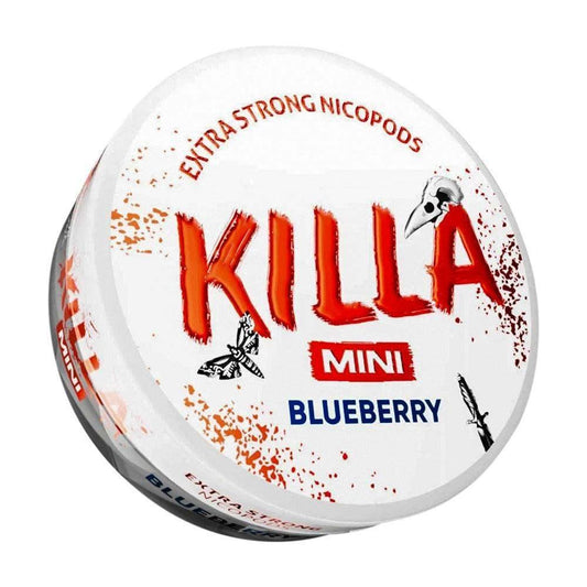 KILLA BLUEBERRY NICOTINE POUCHES - 20PCS | 30PCS - 8MG | 12.8MG - VapePure