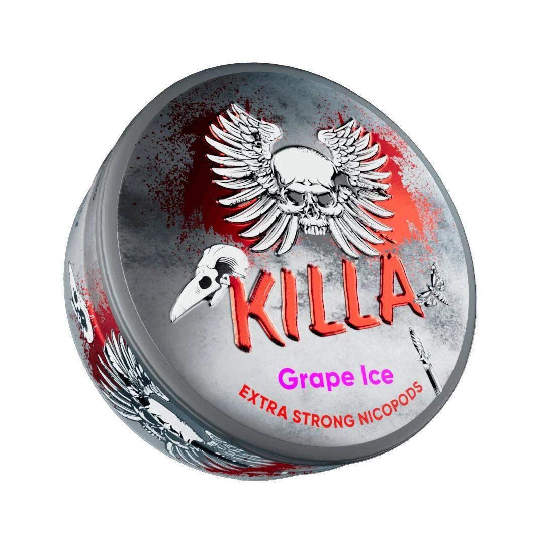 KILLA GRAPE ICE NICOTINE POUCHES - 20PCS - 12.8MG - VapePure