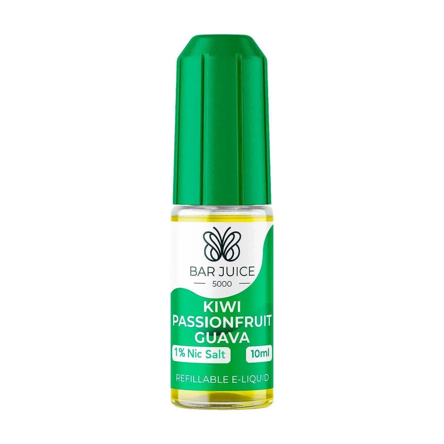 KIWI PASSIONFRUIT GUAVA 10ML E LIQUID NICOTINE SALT BY BAR JUICE 5000 - VapePure
