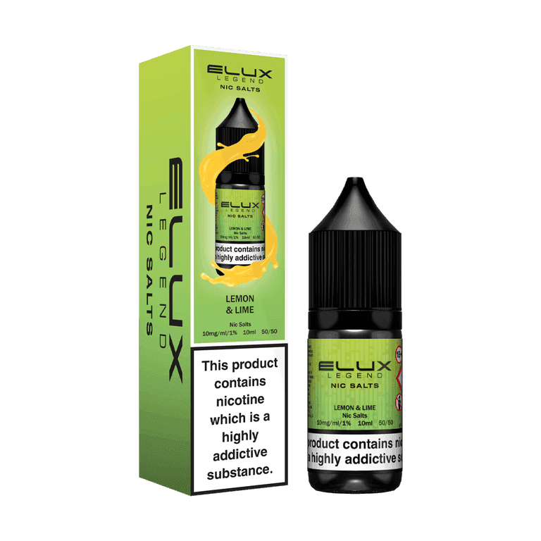 LEMON & LIME 10ML NIC SALT BY ELUX LEGEND 10MG(1%) | 20MG(2%) - VapePure
