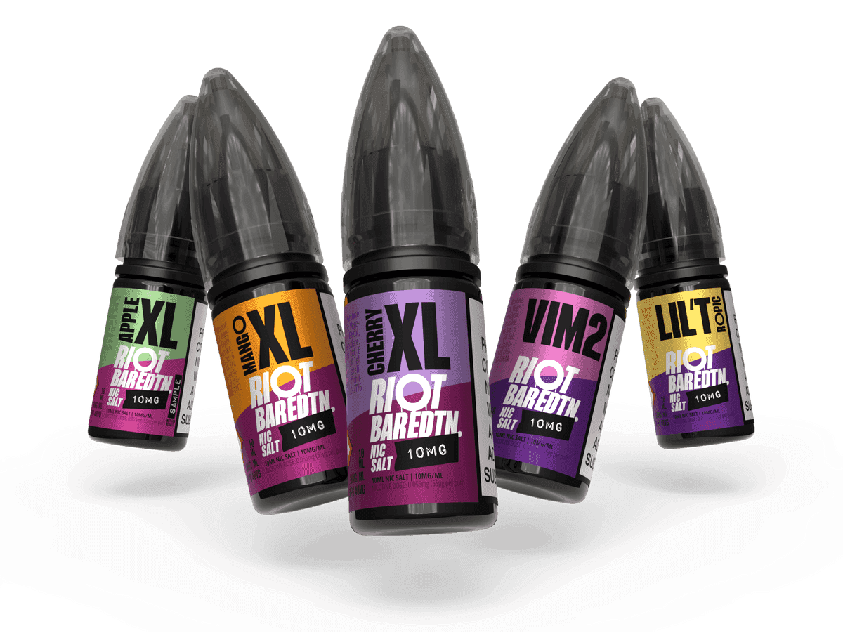 NEW! BUNDLE 5 NEW FLAVOURS - BAR EDTN - 10ML NIC SALT E-LIQUID - 5MG | 10MG | 20MG BY RIOT SQUAD - VapePure
