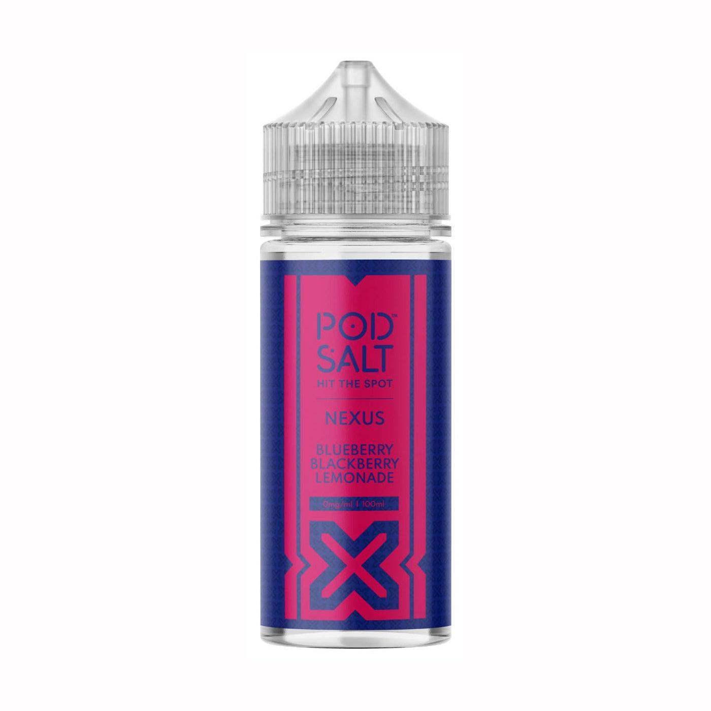 POD SALT NEXUS BLUEBERRY BLACKBERRY LEMONADE 100ML SHORTFILL E-LIQUID - VapePure