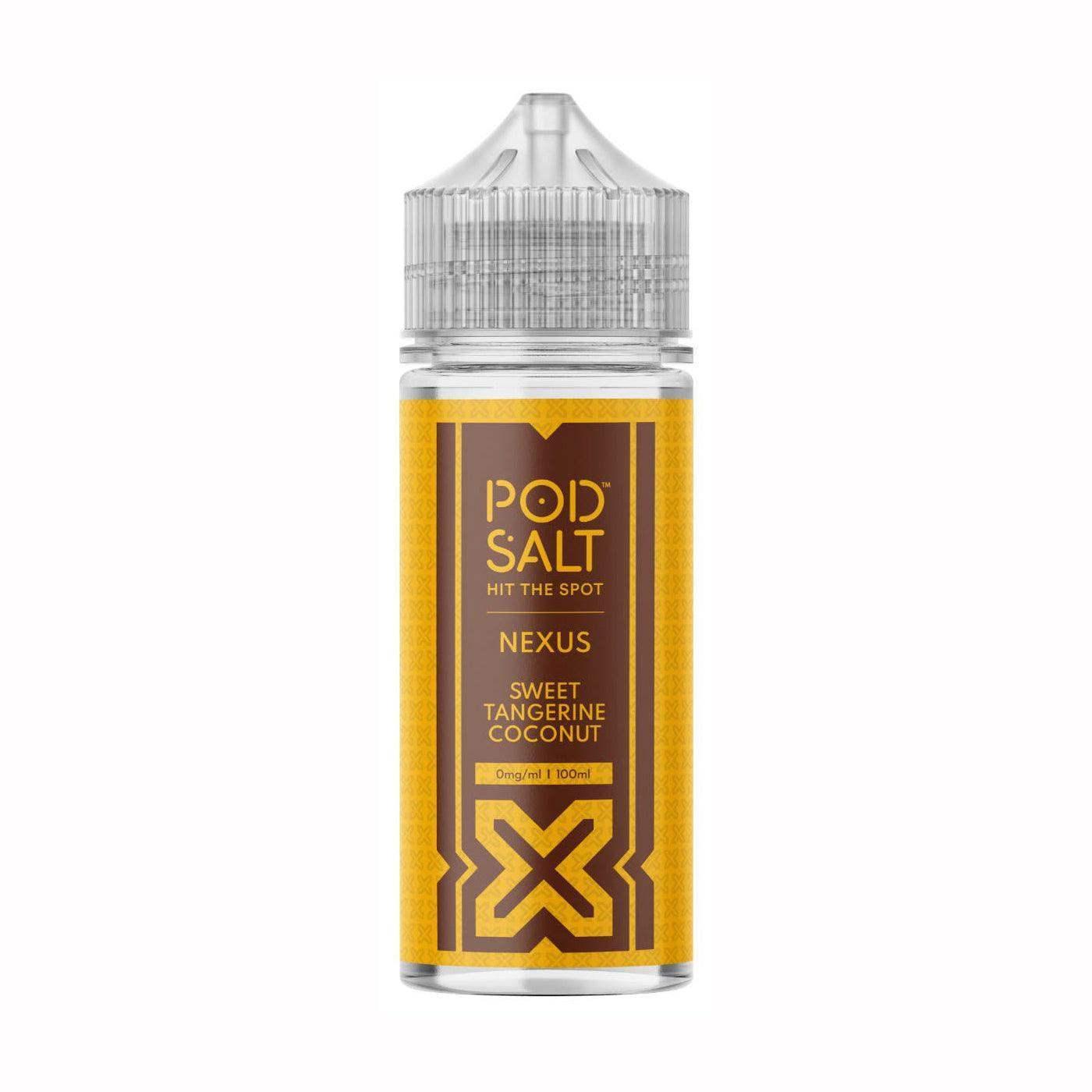 POD SALT NEXUS SWEET TANGERINE COCONUT (COCO SUN) 100ML SHORTFILL E-LIQUID - VapePure
