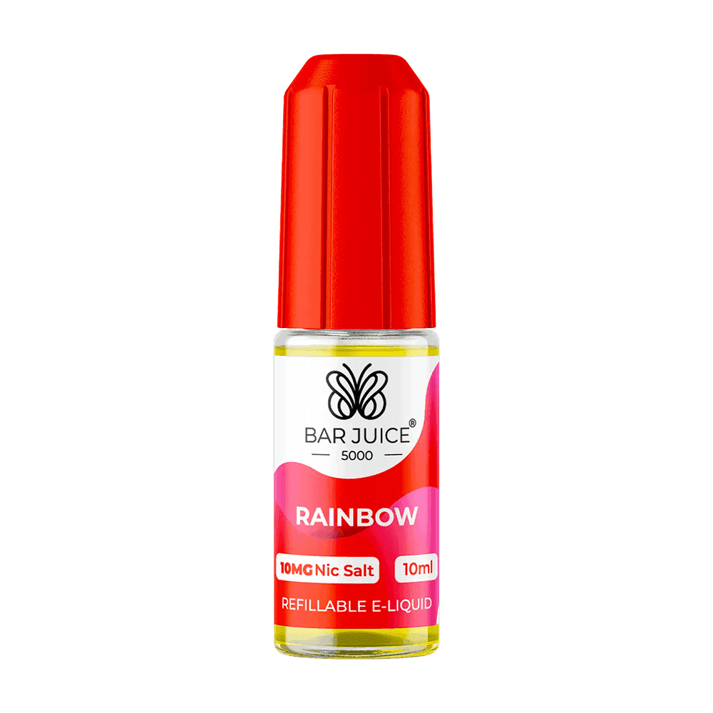 RAINBOW 10ML E LIQUID NICOTINE SALT BY BAR JUICE 5000 - 5MG|10MG|20MG - VapePure