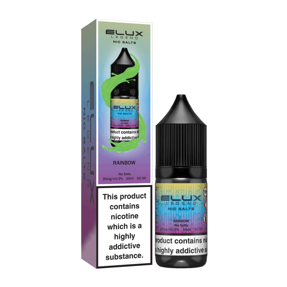 RAINBOW 10ML NIC SALT BY ELUX LEGEND 10MG(1%) | 20MG(2%) - VapePure